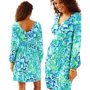 NWT Lilly Pulitzer Fleur Dress Lazy River XXS